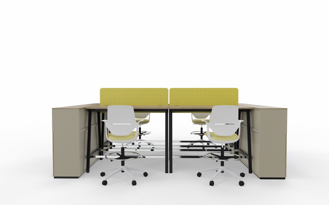 Nowoczesne meble biurowe - stoły wysokie Idea A - MARO