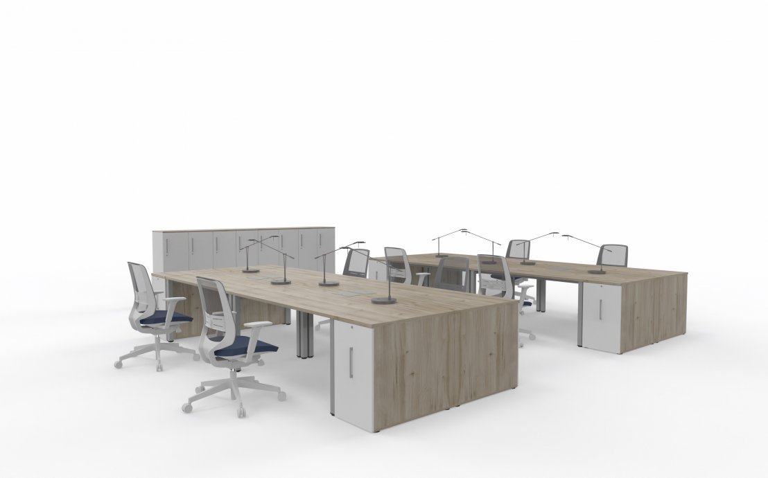 Büroraumplanung - Planungsbeispiele mit Büromöbeln von MARO