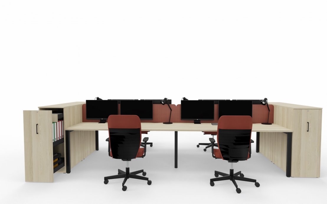 Flächeneffiziente Bürokonzepte - mit Büromöbeln von MARO