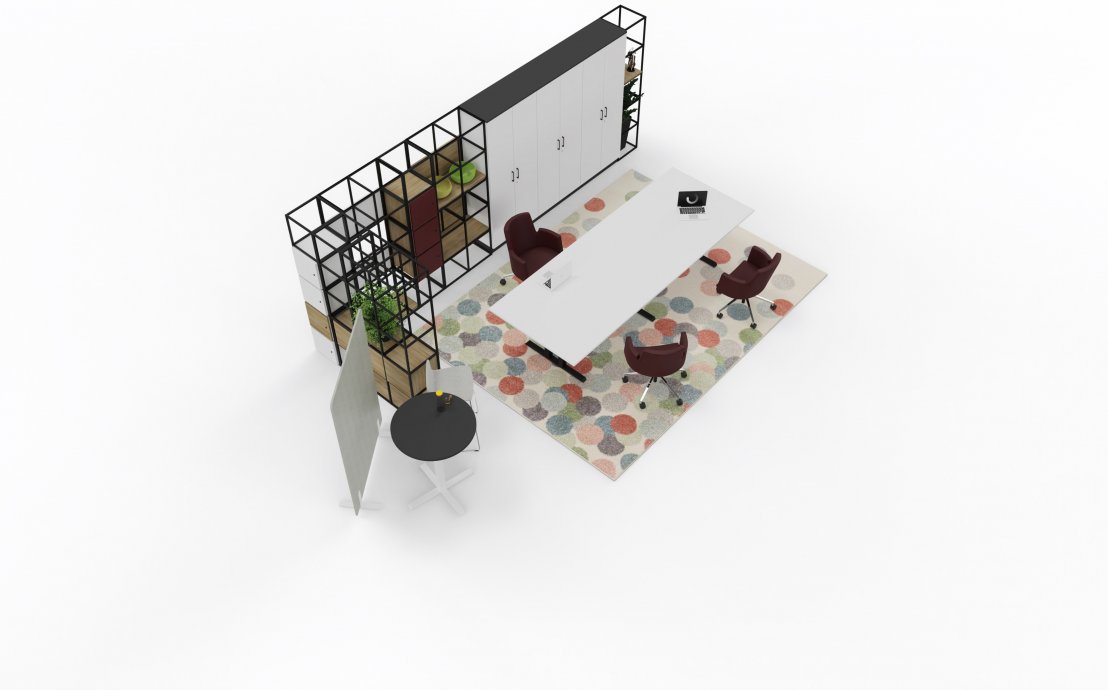 Moderne Bürokonzepte - Möbel für Raumstrukturierung