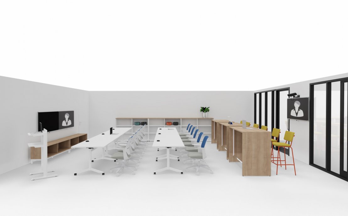 Seminarraum - Planungsbeispiel mit Büromöbeln von MARO