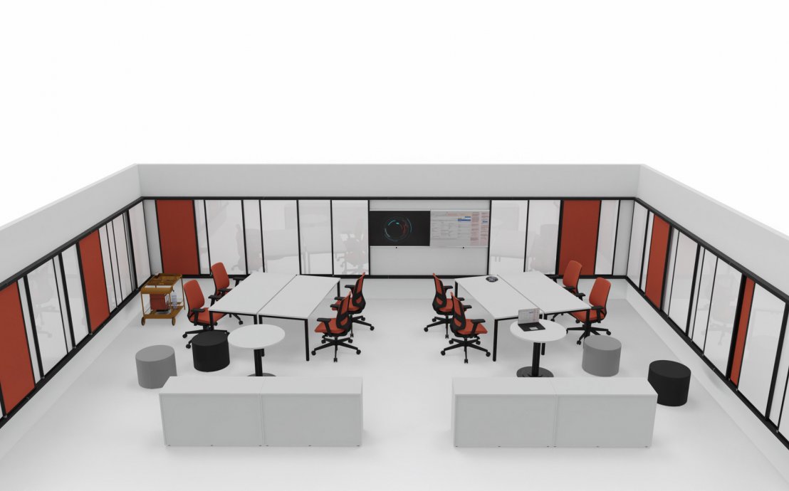 Teamarbeit im Büro fördern - flexible Büromöbel von MARO