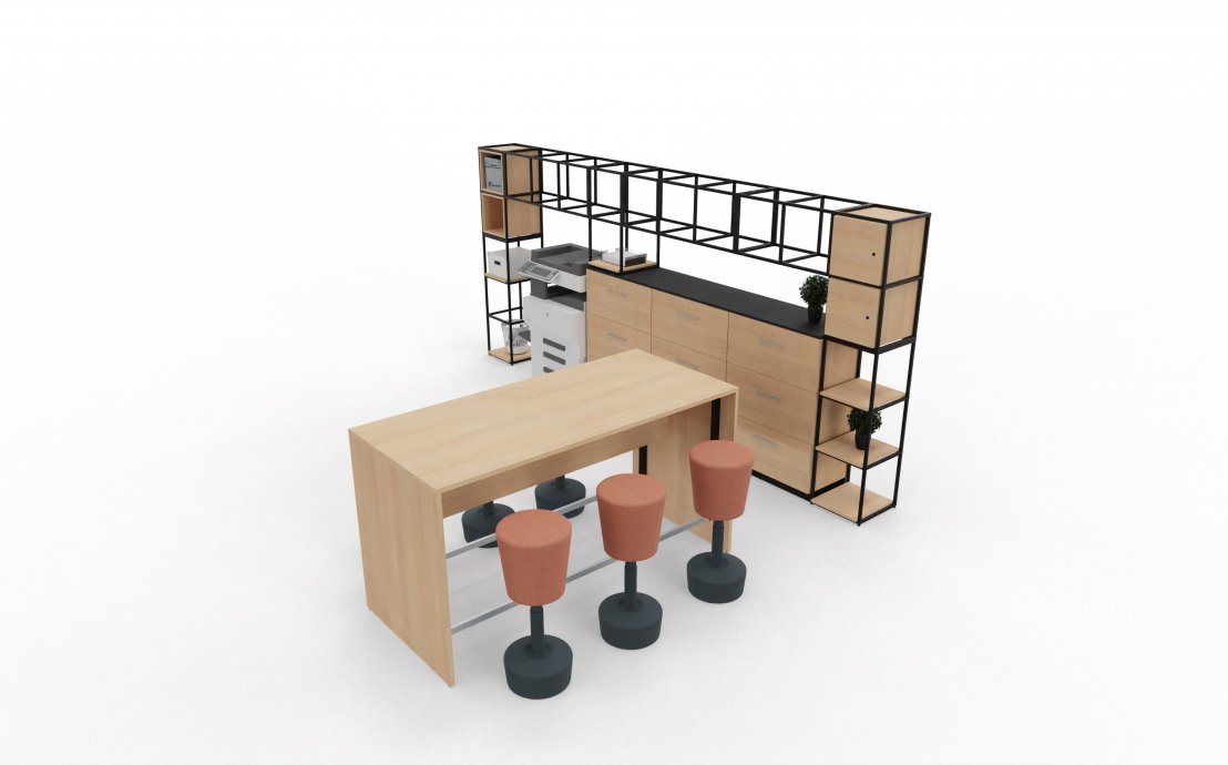 Meetingzone Idea P mit Büromöbeln von MARO