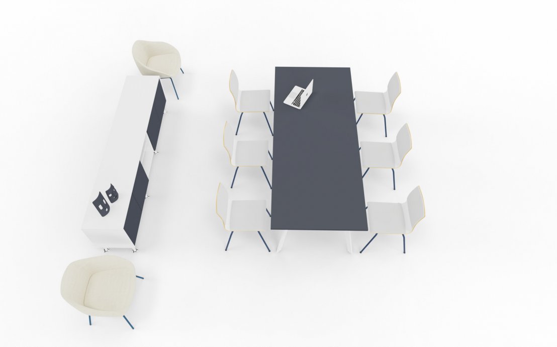 Sala konferencyjna AXY-Line - gotowe aranżacje przestrzeni biurowych