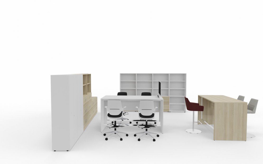 Büro - klein, aber funktionell - MARO Büromöbel