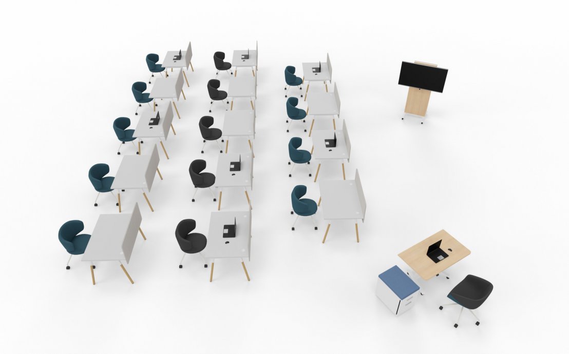 Seminarraum einrichten - mit Büromöbeln von MARO