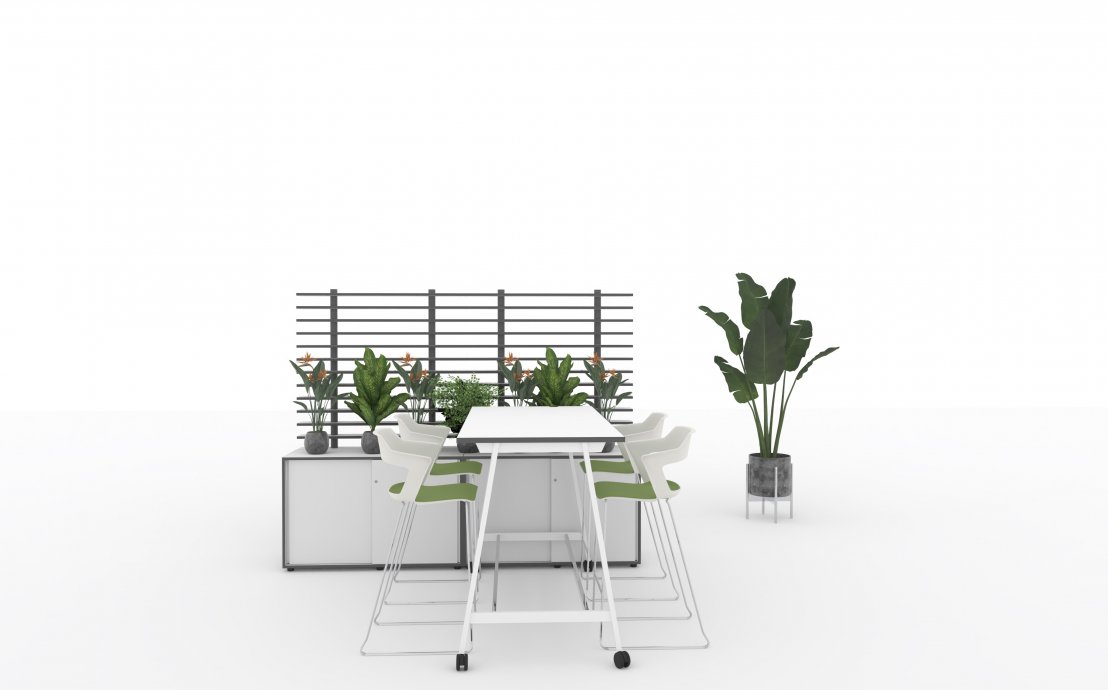 Stół wysoki Idea A Mobile - idealny dla zwinnych środowisk pracy