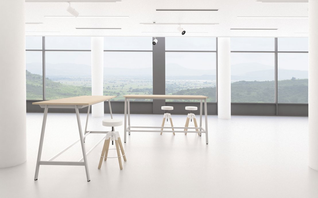 Kolekcja stołów wysokich Idea - Idea A - ergonomia w Twoim biurze