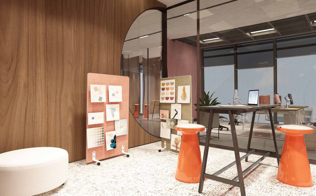 Komfort i ergonomia w biurze - kolekcja stołów wysokich Idea