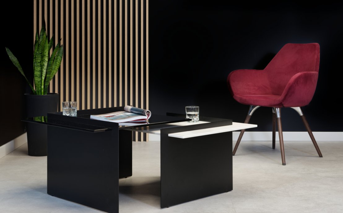 Kolekcja stolików Lusso - idealne do lobby, poczekalni i gabinetów - MARO