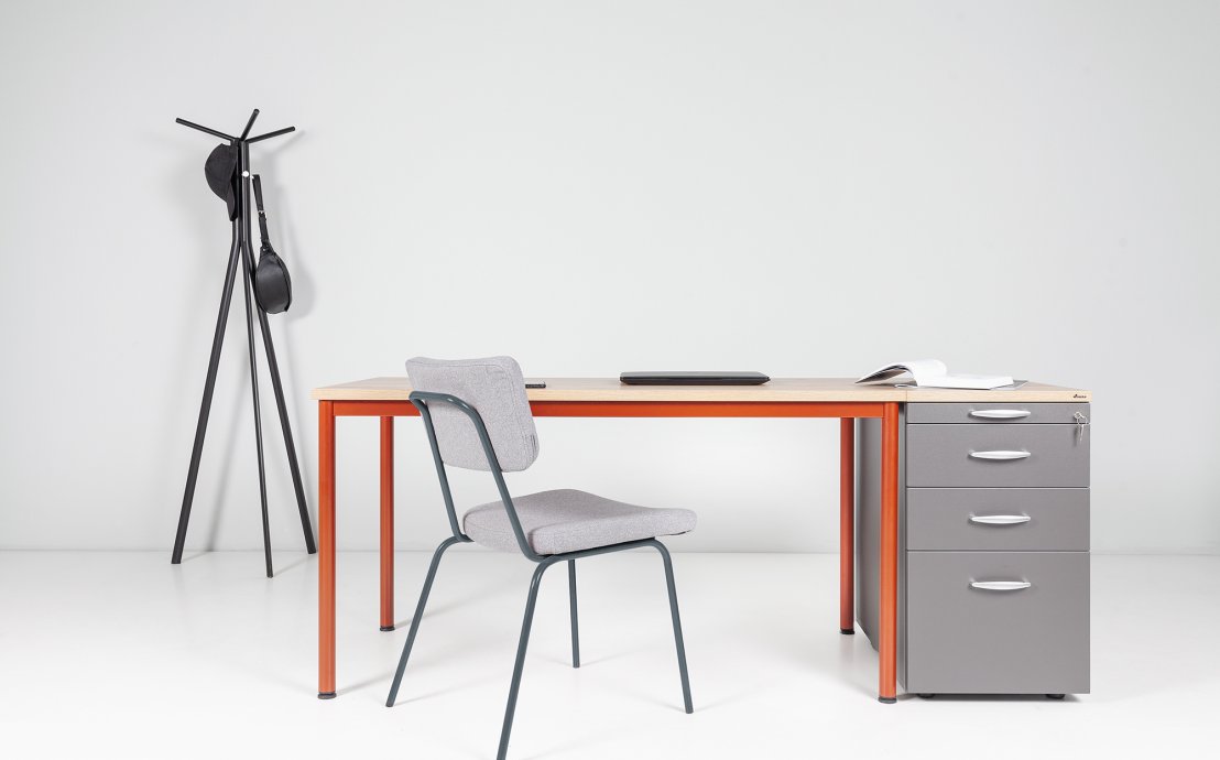 Büromöbelkollektion Op-Lite - Schreibtisch mit Anstellcontainer