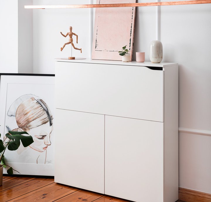 Białe biurko do home office - kolekcja StartUs