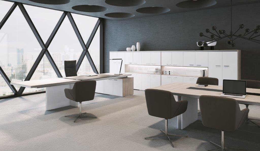 Modernes Chefbüro - exklusive Büromöbel von MARO