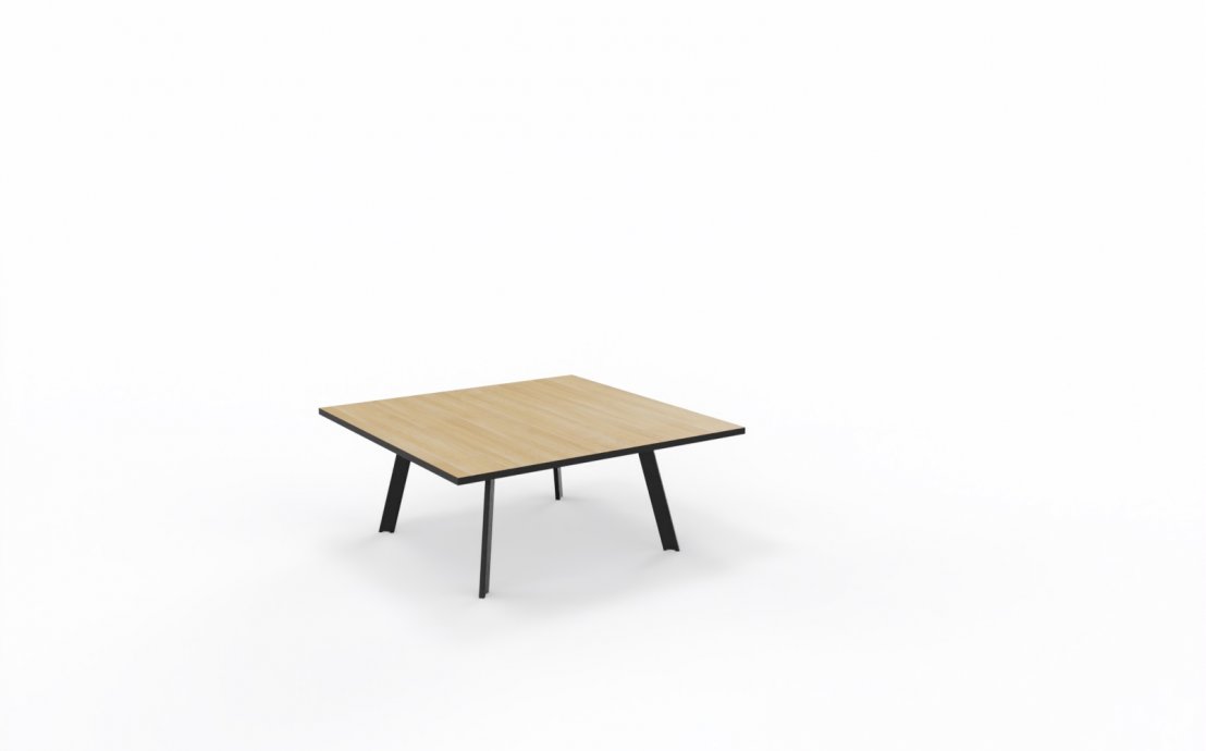 Besprechungstische AXY-Line, Tischplatte in Quadratform