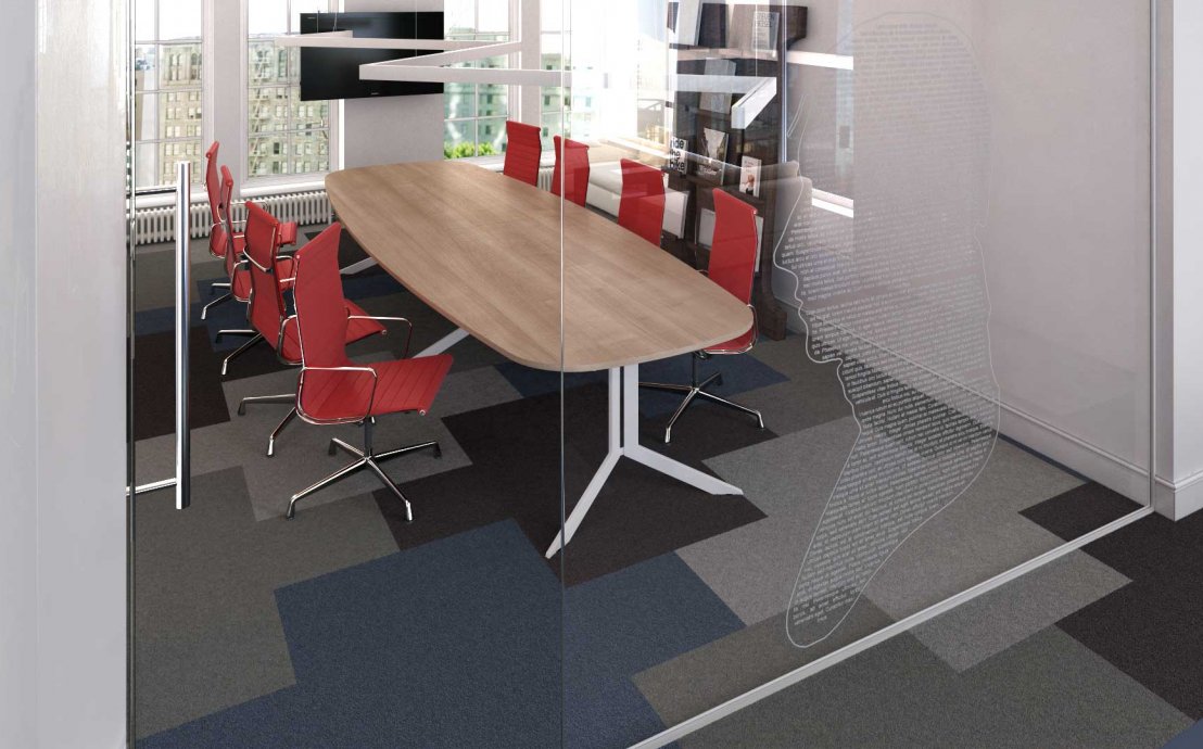 Spotkania w biurze - stoły konferencyjne AXY-Line X