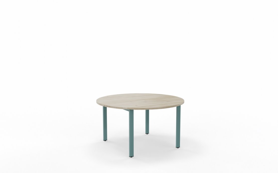 Runde Tische für das Büro, Dekore und Farben wählbar