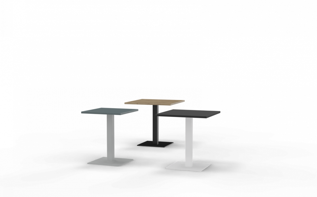 Meble biurowe MARO - kwadratowe stoliki Idea S