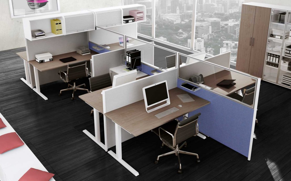 Komfortable Arbeitsplätze Lano C - Büromöbel von MARO