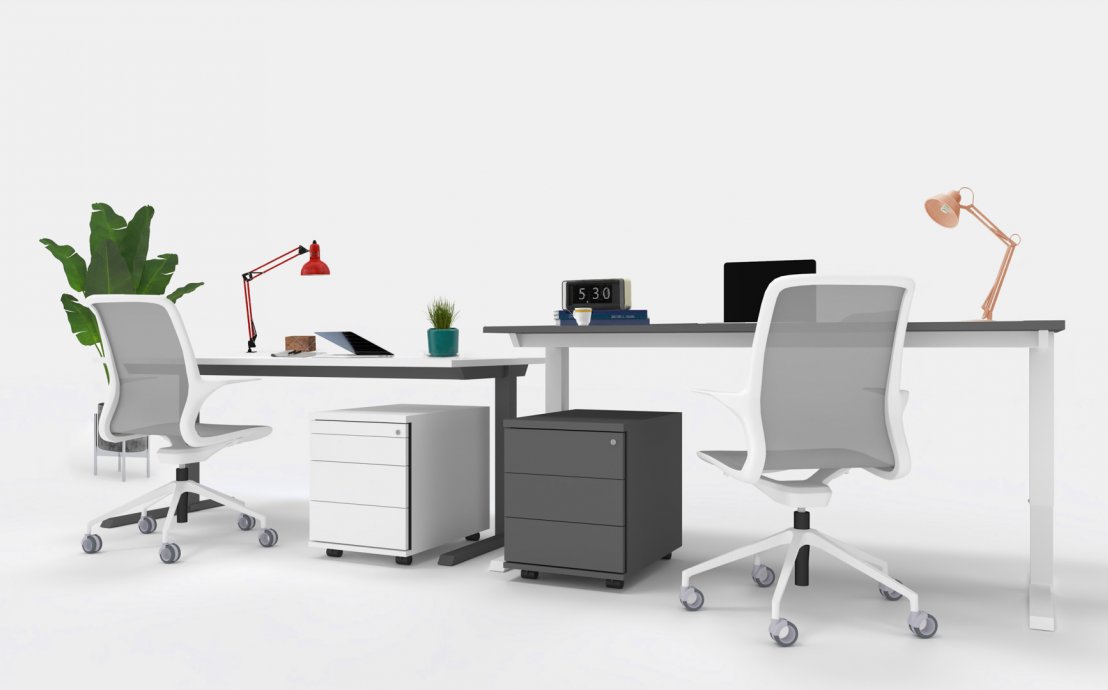 Komfortowe stanowisko pracy - biurka Lano-C