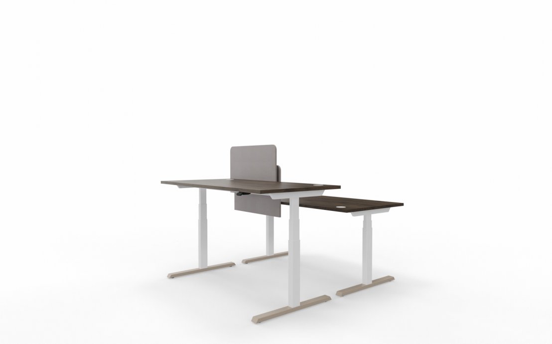 Komfortabler Schreibtisch, elektromotorisch höhenverstellbar Lano-E 300 IC T