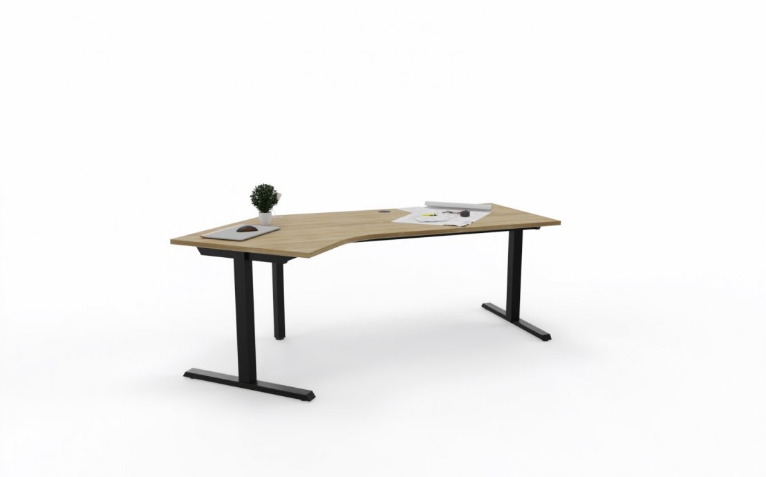 Schreibtische mit Freiformplatte Lano-T - Büromöbelhersteller MARO