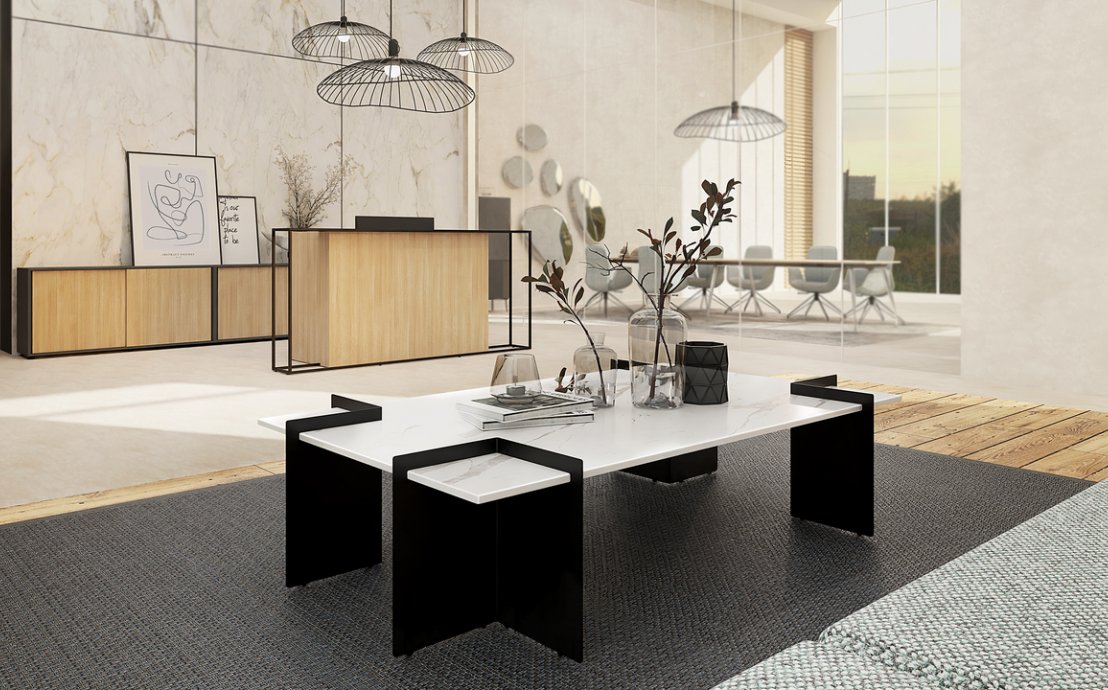 Moderne Bürolandschaften - Beistelltisch Lusso 3