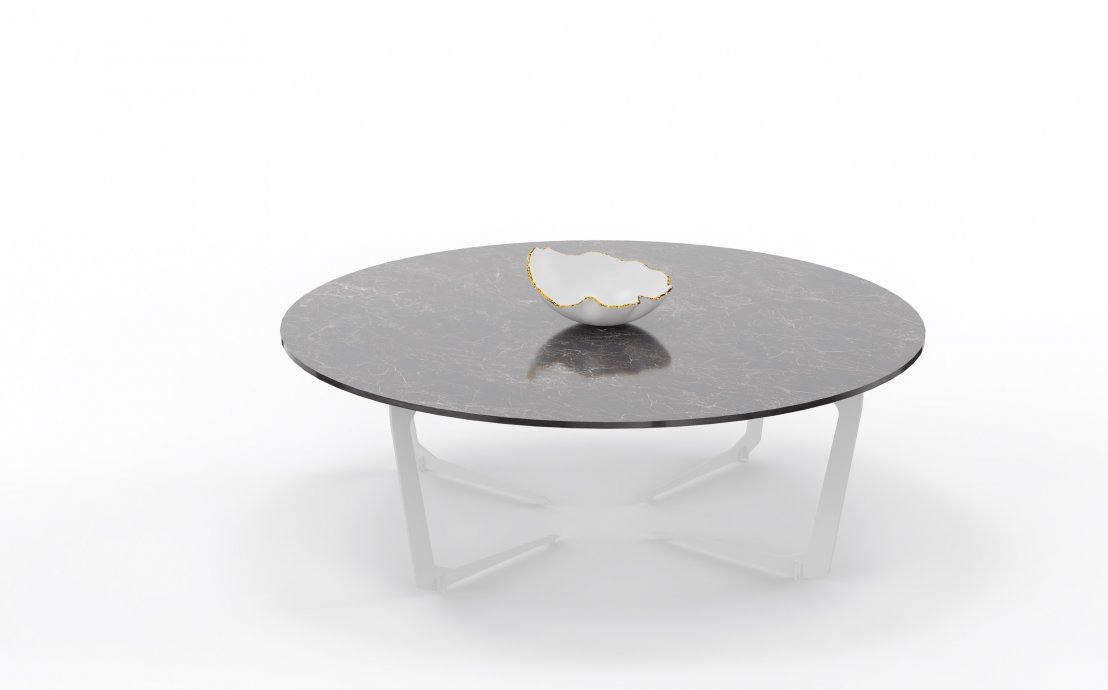 Okrągły stolik kawowy Lusso 4 - meble biurowe MARO