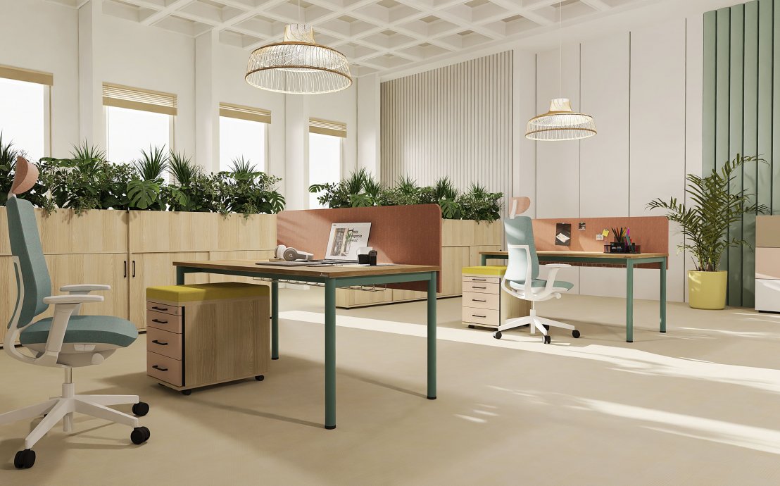 Urządzamy nowoczesne biuro - biurko O-eM