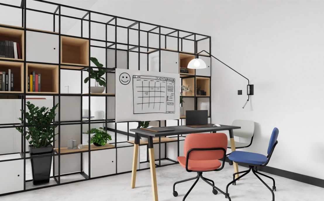 Moderne Bürokonzepte von MARO - Aura und Schreibtisch Op-Lite K Wood