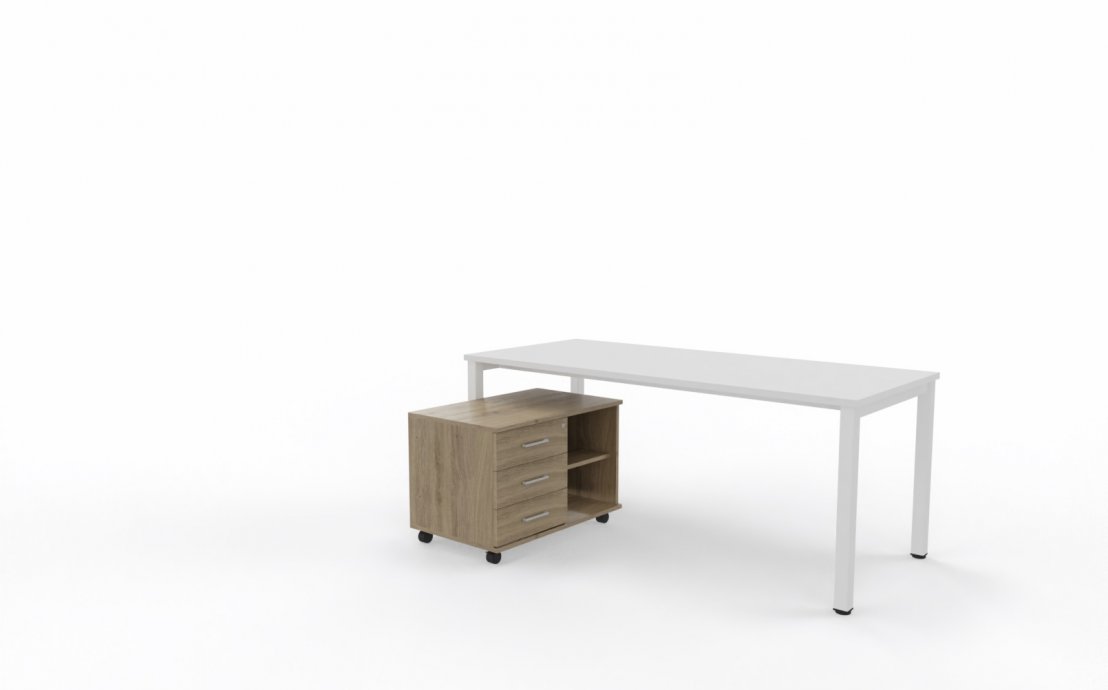 Schreibtisch mit integriertem Sideboard - MARO Büromöbelhersteller