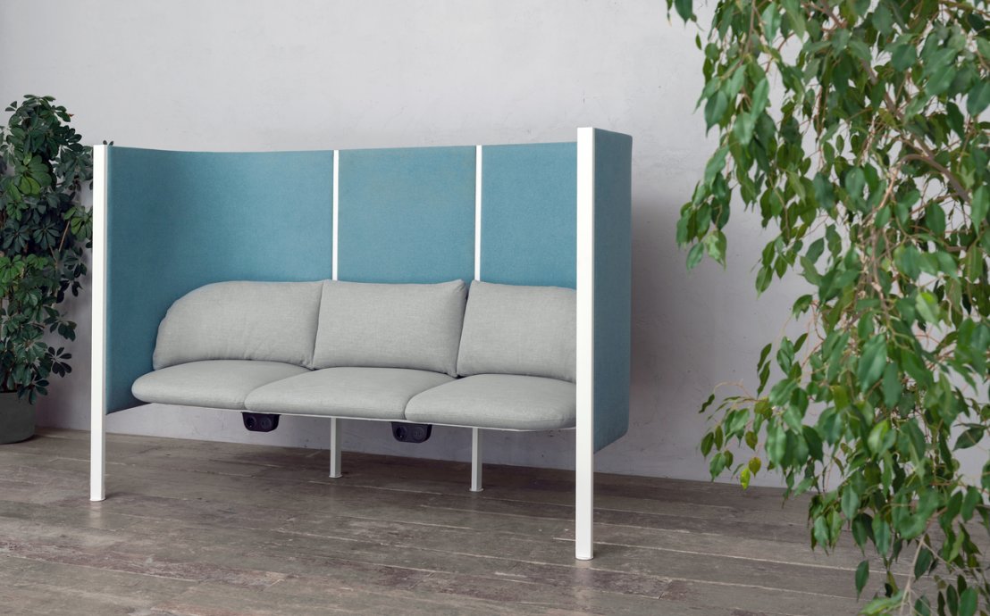 Sofa 3-osobowa z zabudową akustyczną - SafeSpot