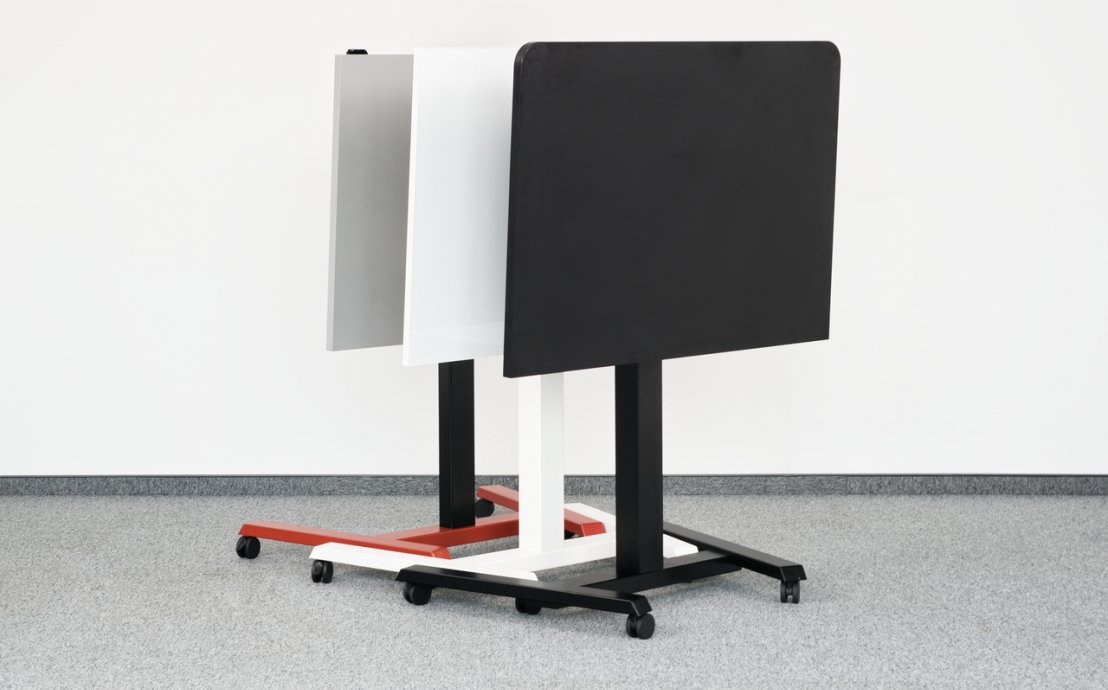 Mobile Schreibtische mit klappbarer Tischplatte