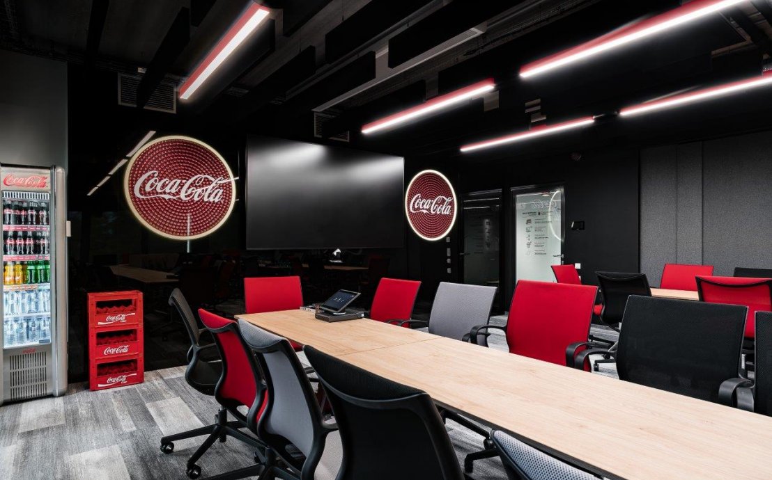 Moderne Büroräume Coca-Cola - Referenzprojekt MARO