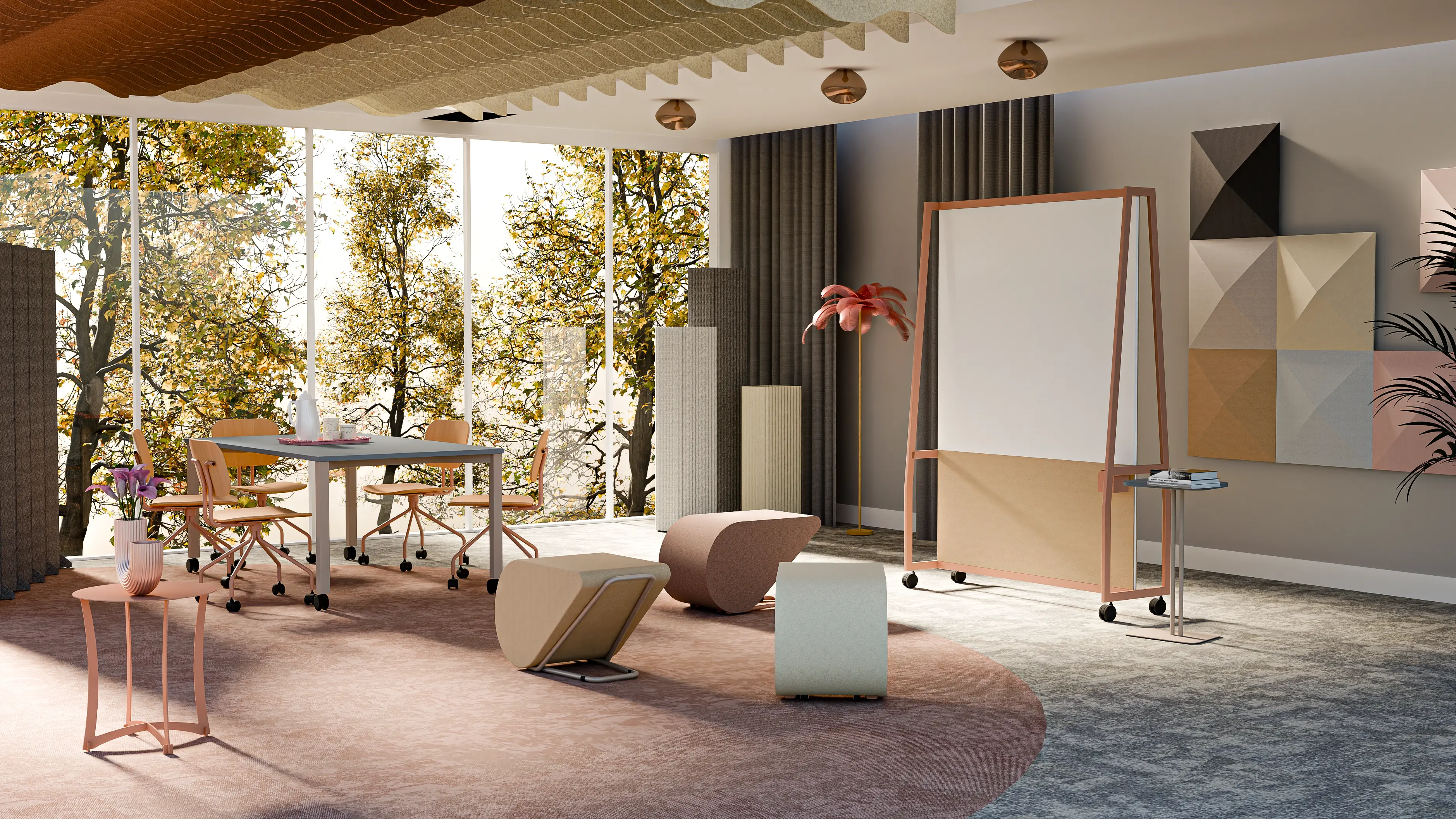 Drop-shaped design – is there room for geometric delicacy in the office?